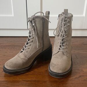 MIA Women's Lace Up Boots - Taupe